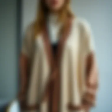 Textures and layers of summer long cardigans