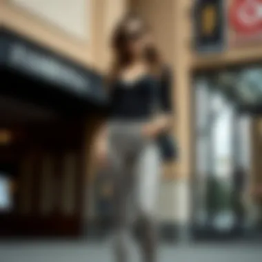 Elegant snake print leggings paired with a stylish top