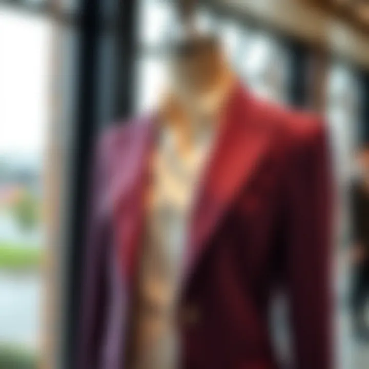 The Elegance of a Young Blazer Jacket Stylish young blazer jacket displayed on a mannequin