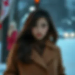 Trendy winter coat styles for young women